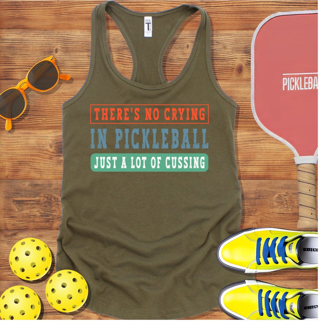 Lot of Cussing Racerback Tank Top