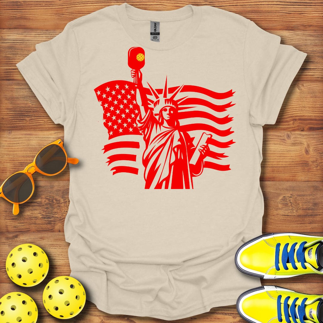 Lady Liberty Pickleball T-Shirt