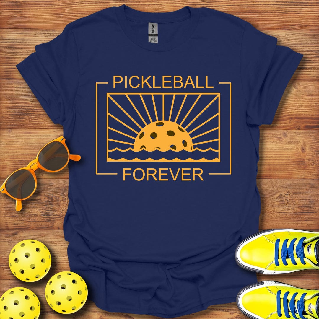 Pickleball Forever Sunset T-Shirt