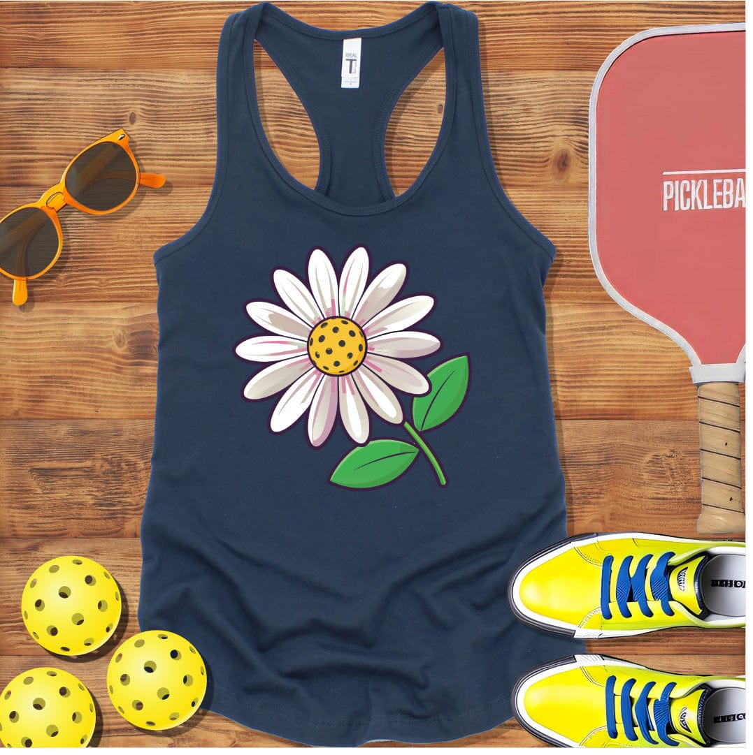 Spring Daisy Pickleball Racerback Tank Top