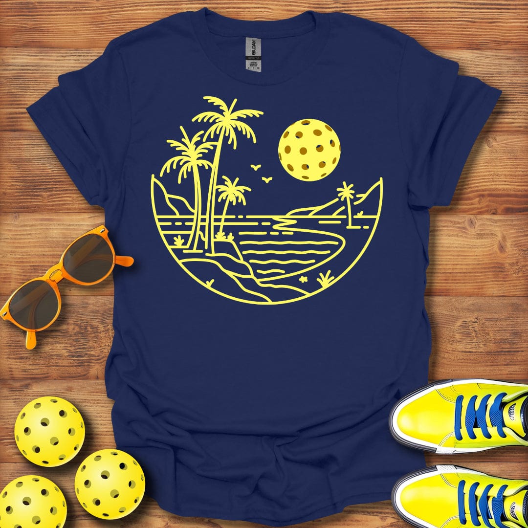 Full Pickleball Moon Rising T-Shirt