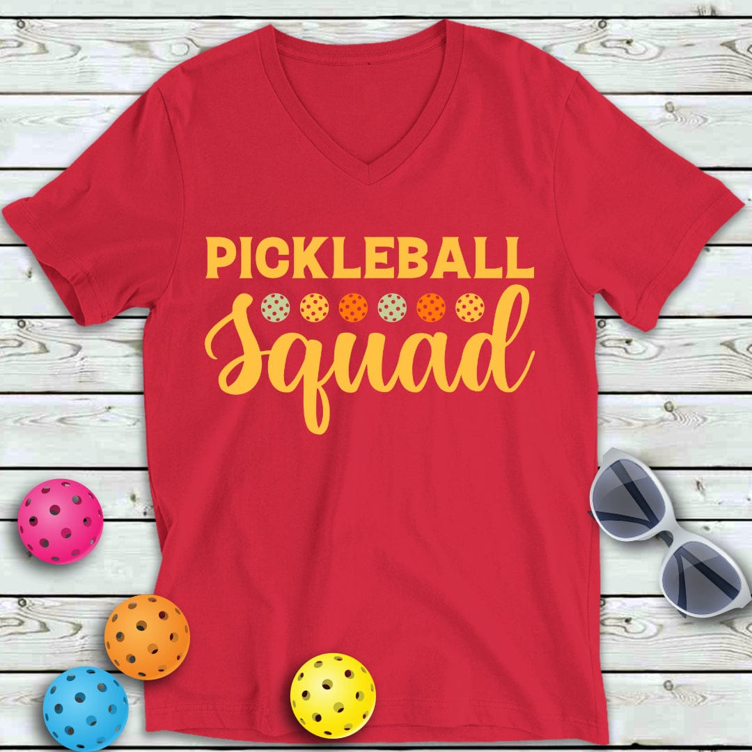 Pickleball Squad V-Neck Tee