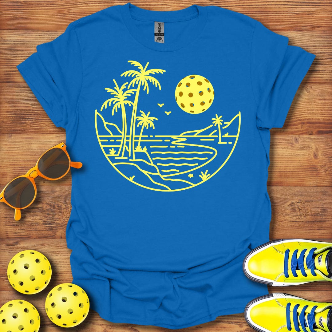 Full Pickleball Moon Rising T-Shirt