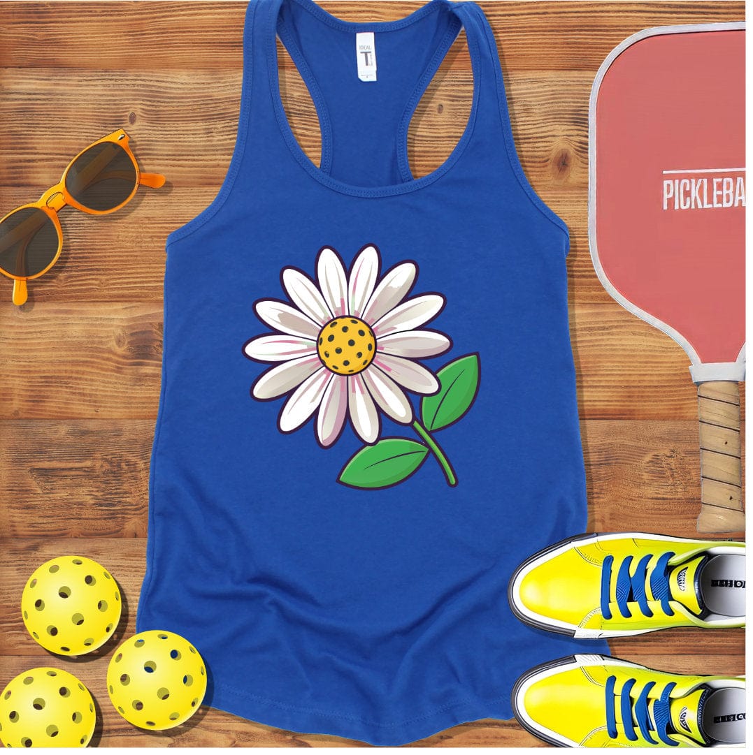 Spring Daisy Pickleball Racerback Tank Top
