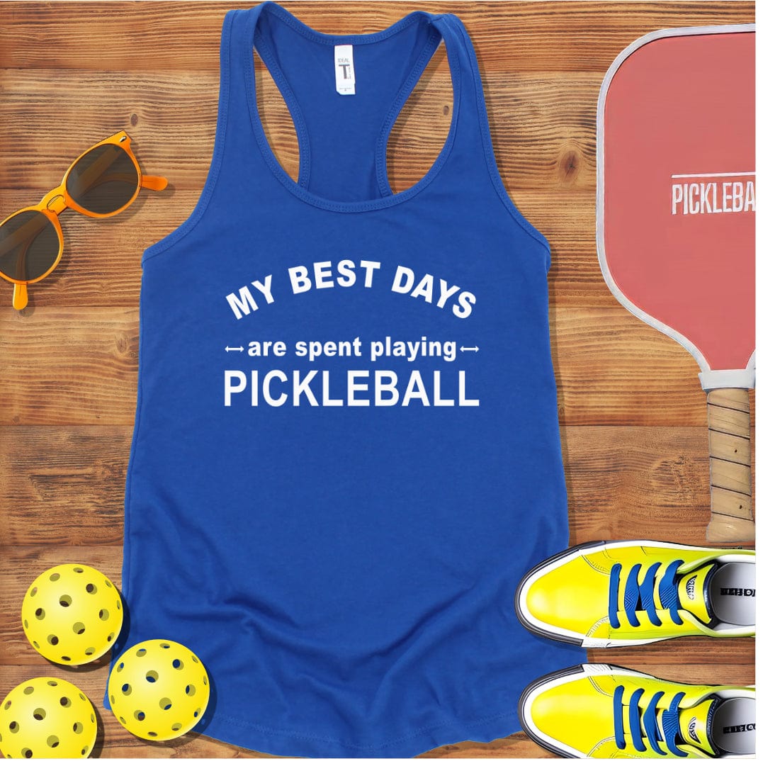 My Best Days Racerback Tank for Women