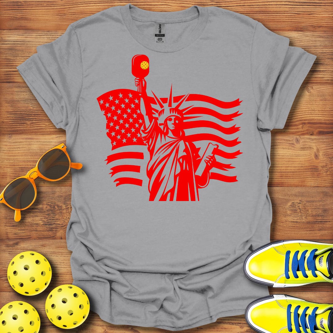 Lady Liberty Pickleball T-Shirt