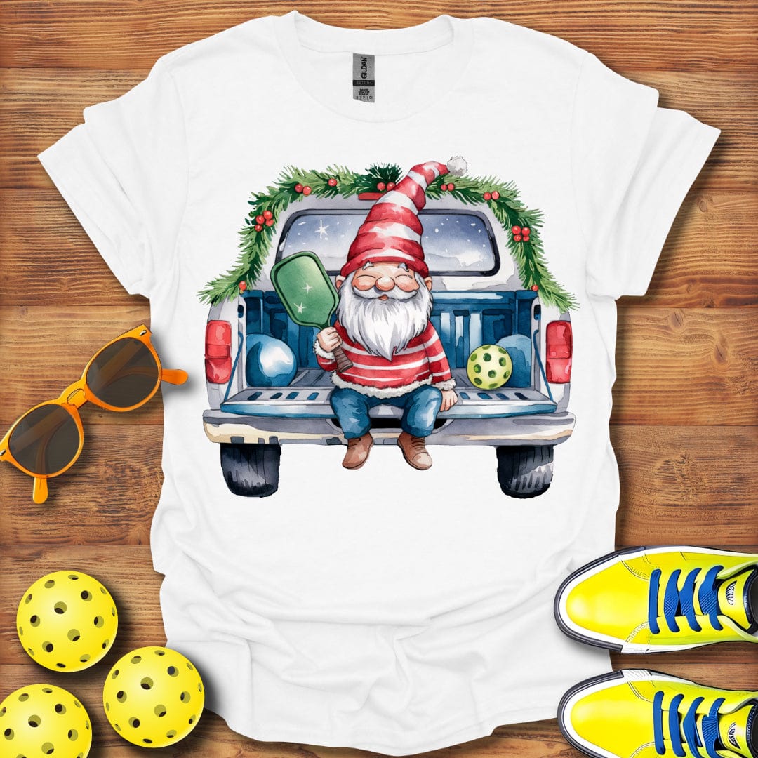 Gnome On Truck Pickleball T-Shirt