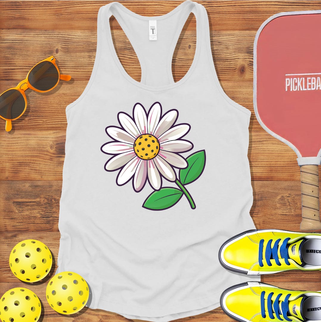 Spring Daisy Pickleball Racerback Tank Top