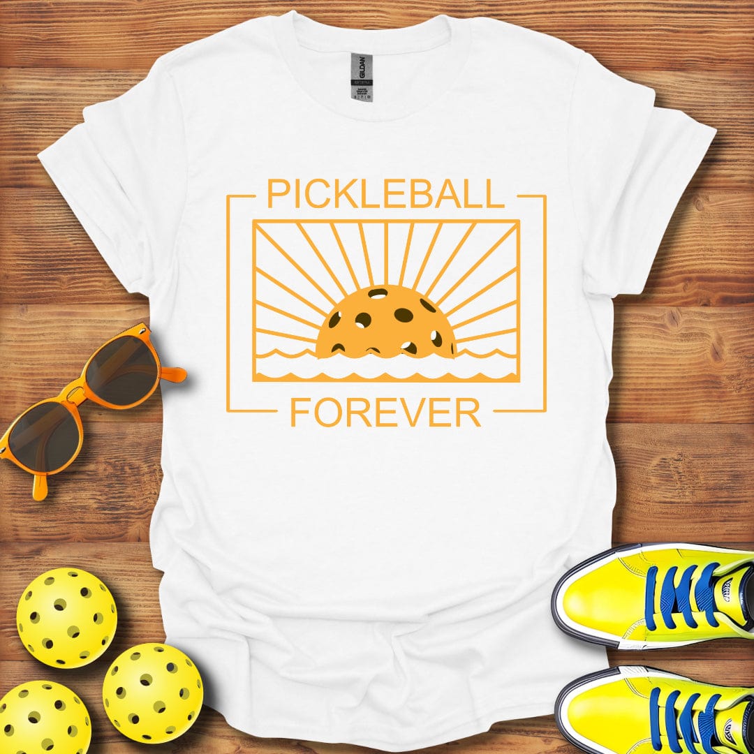 Pickleball Forever Sunset T-Shirt