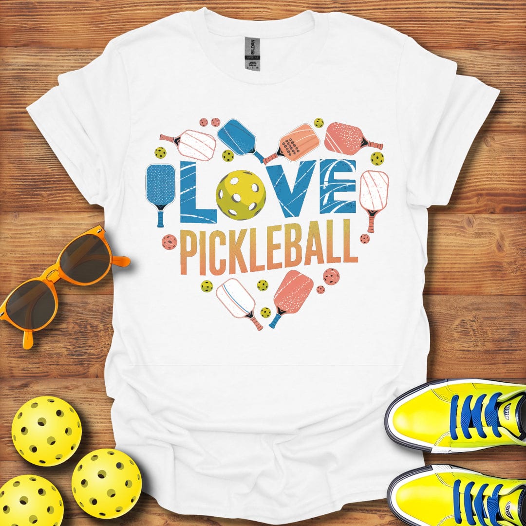 Love Pickleball Paddles T-Shirt