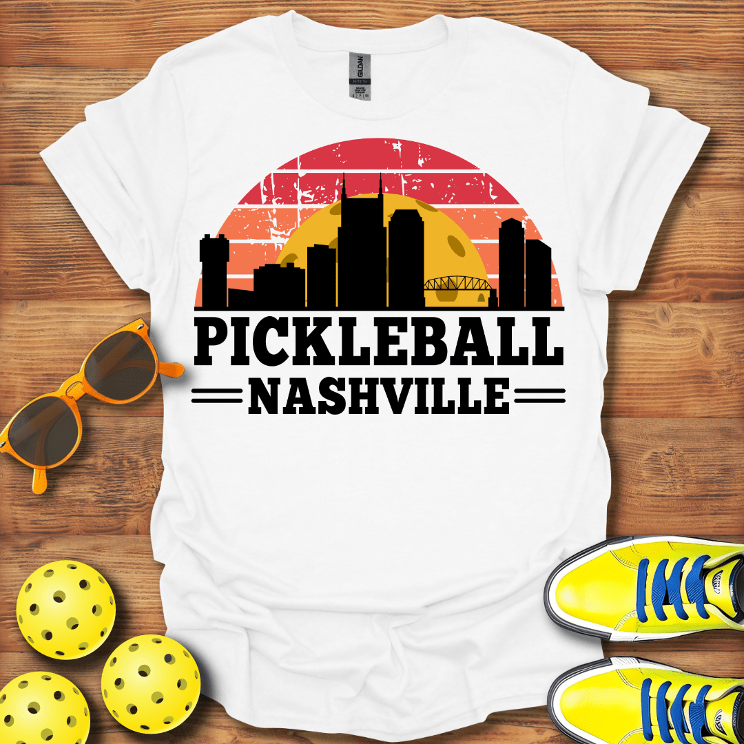 Pickleball Nashville Sunset T-Shirt