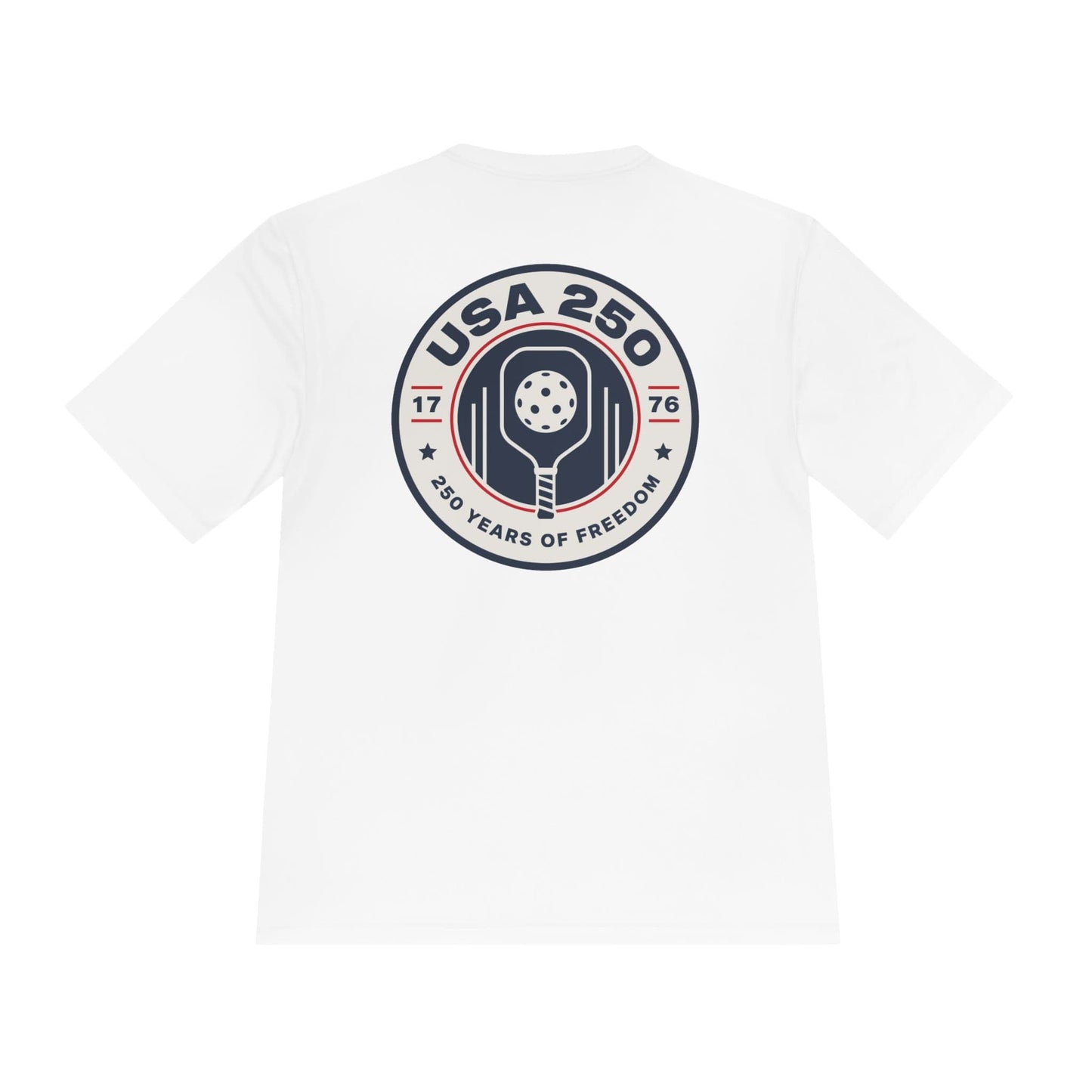 USA 250 Celebration Pickleball Moisture Wicking Tee