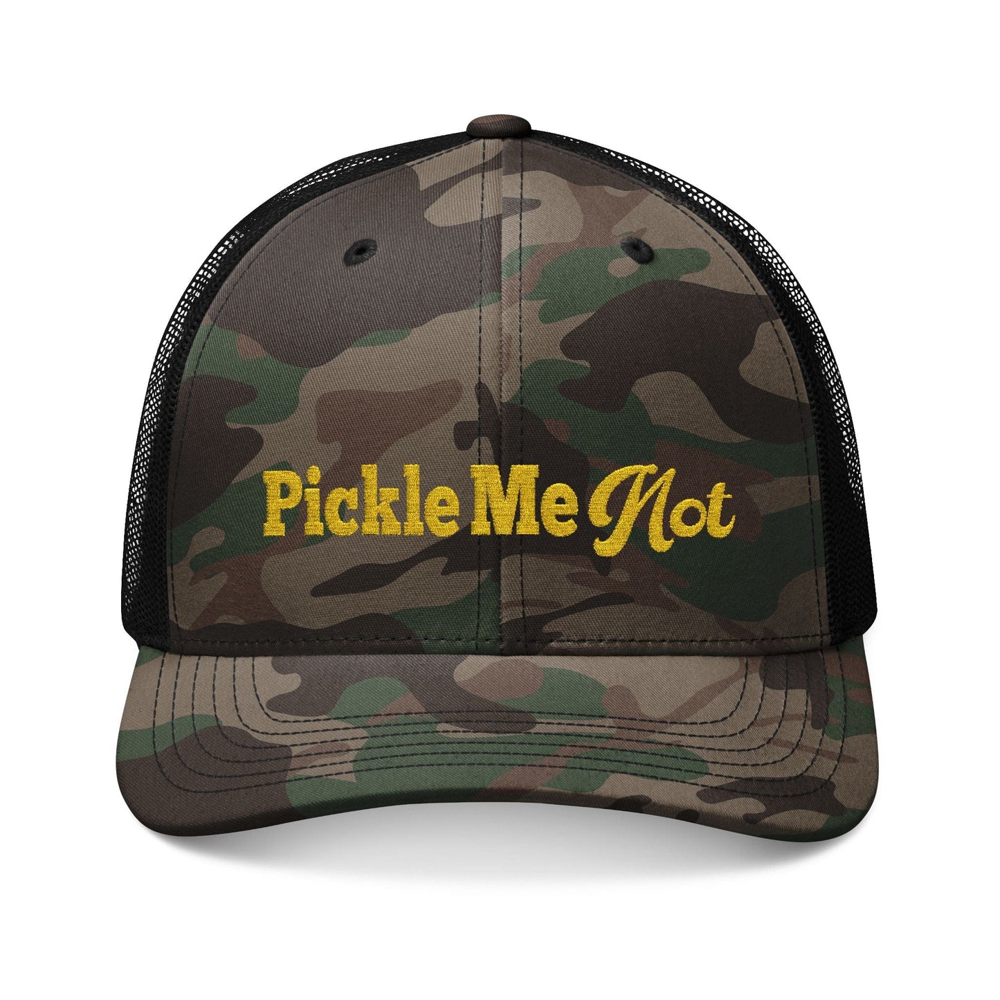 PickleMeNot Camouflage Trucker Hat (Embroidery)