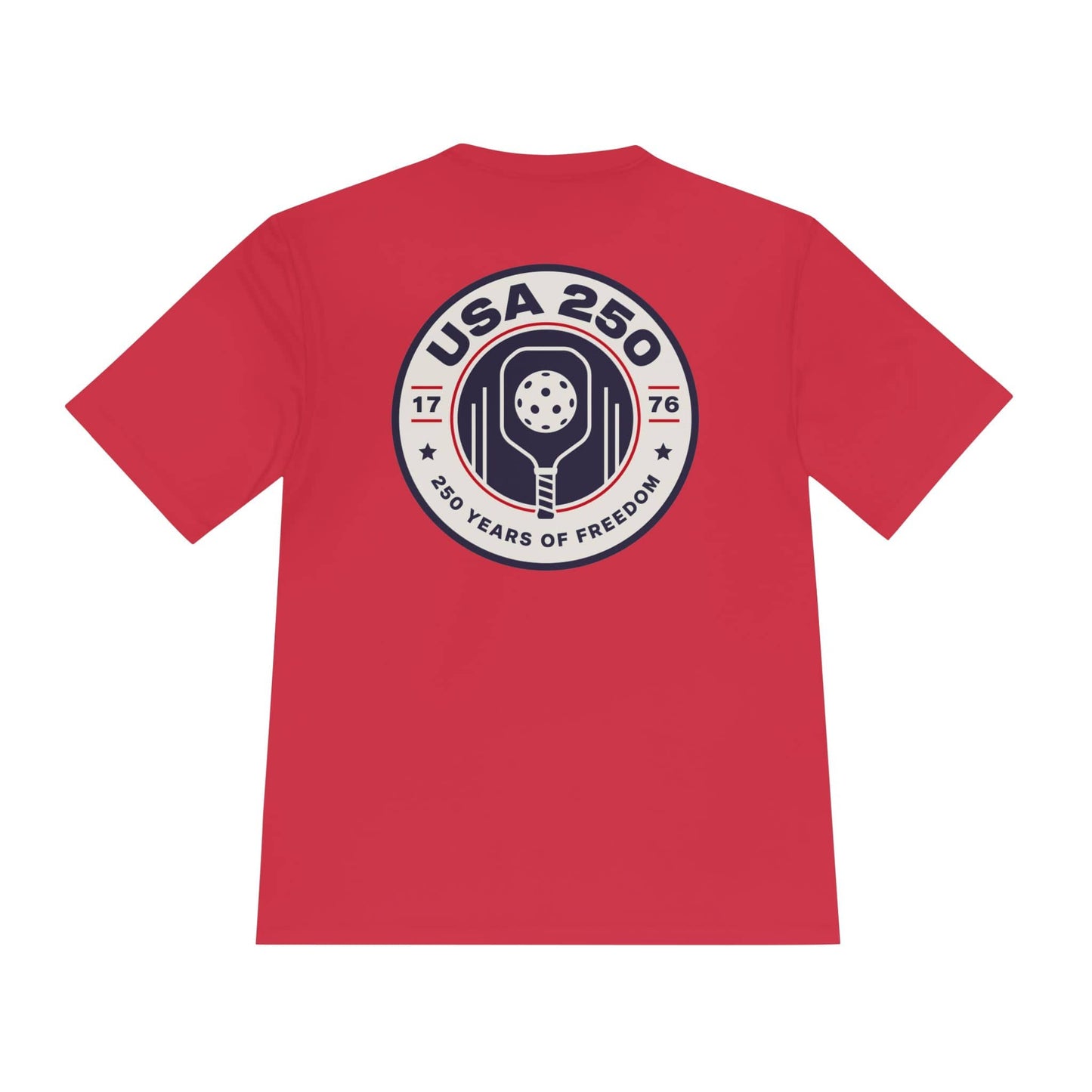 USA 250 Celebration Pickleball Moisture Wicking Tee