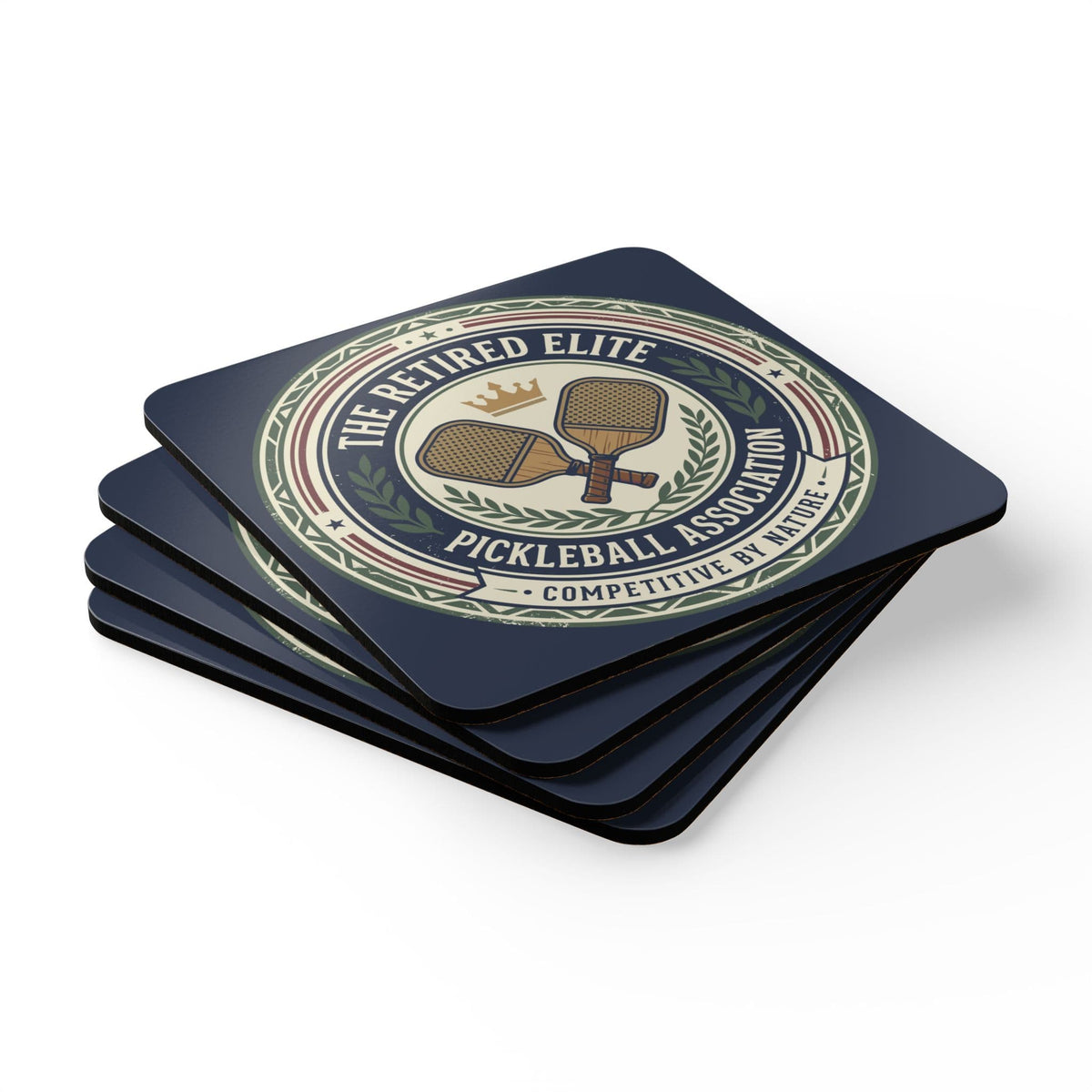 Retired Elite Pickleball Ass. Coaster Set