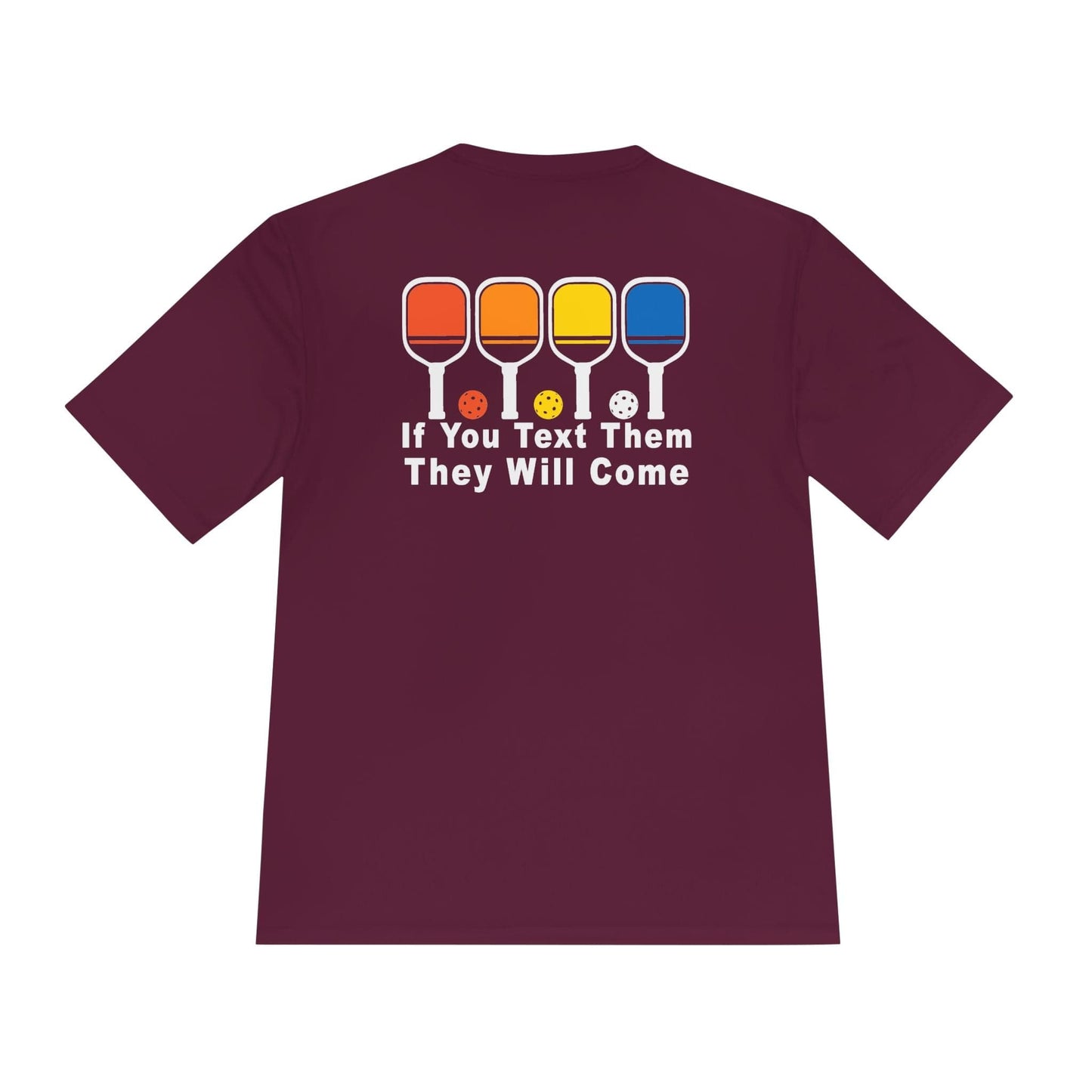 Text Them Pickleball Moisture Wicking Tee