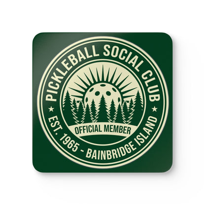 Pickleball Social Club Coaster Set