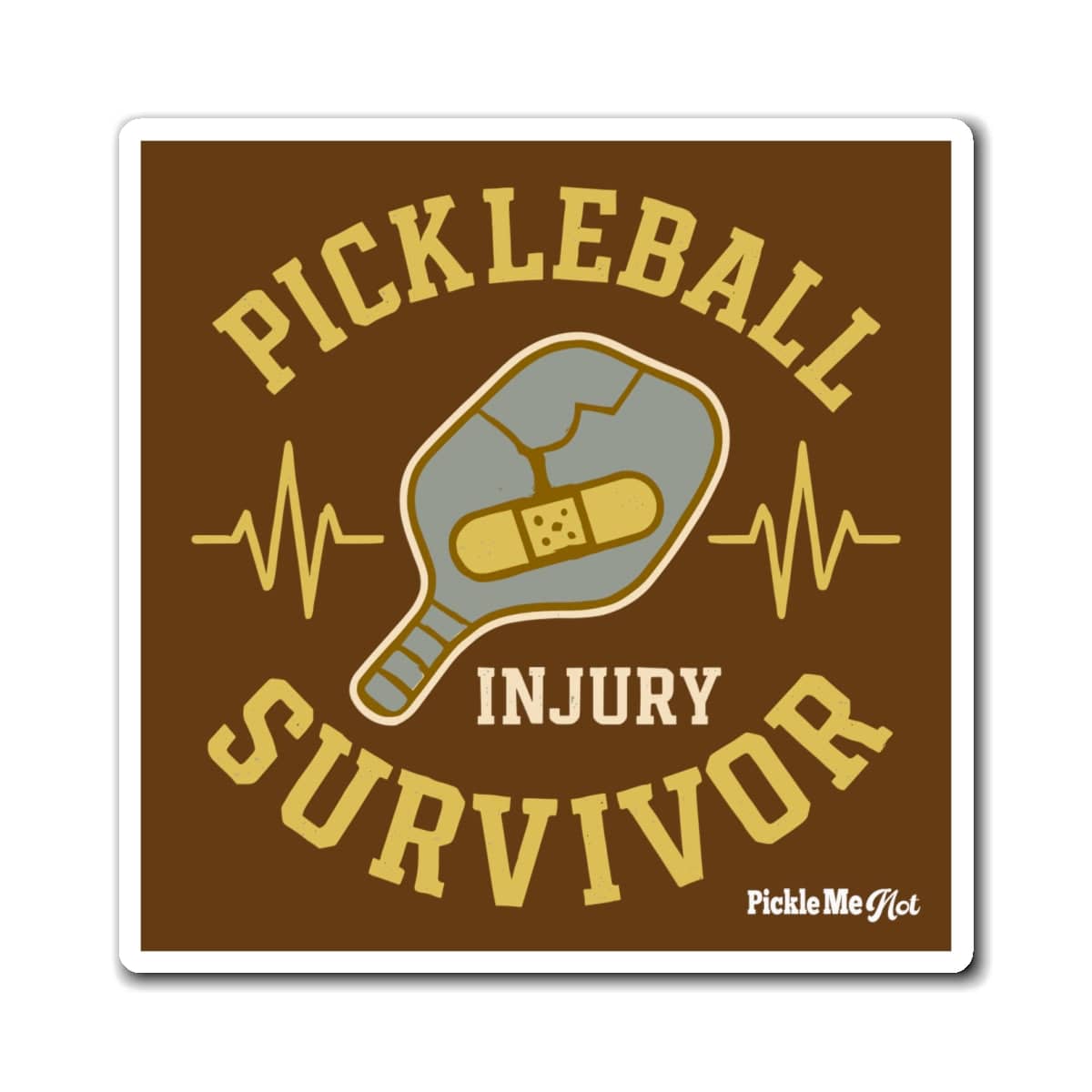 Pickleball Injury Survivor Magnets