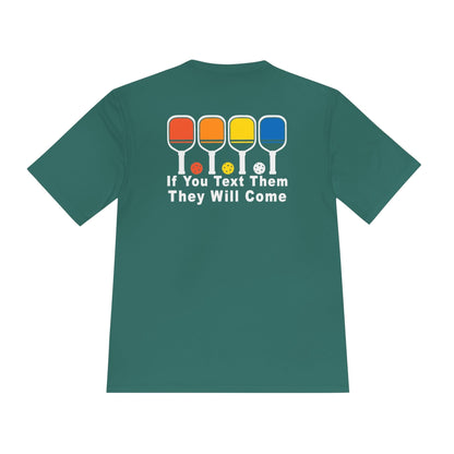 Text Them Pickleball Moisture Wicking Tee