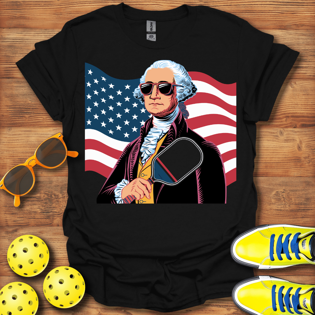 George Washington Patriotic Pickleball T-Shirt