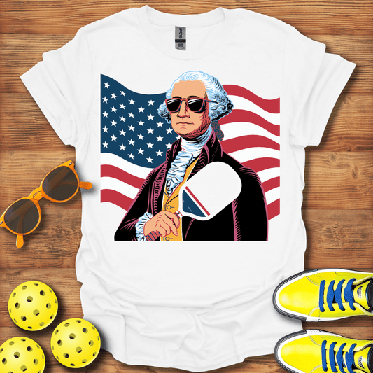 George Washington Patriotic Pickleball T-Shirt