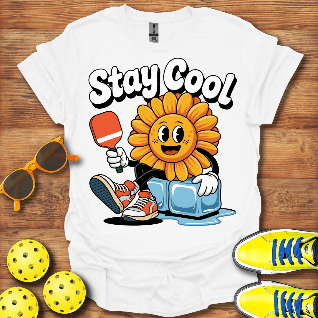 Stay Cool Sunflower Pickleball T-Shirt