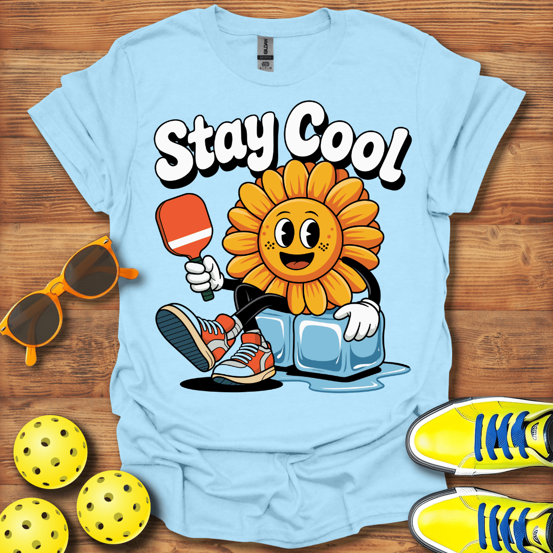 Stay Cool Sunflower Pickleball T-Shirt