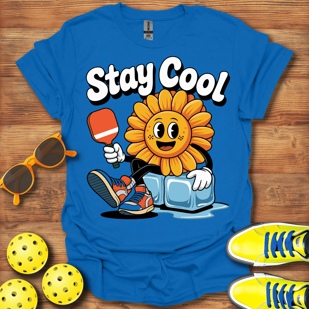 Stay Cool Sunflower Pickleball T-Shirt