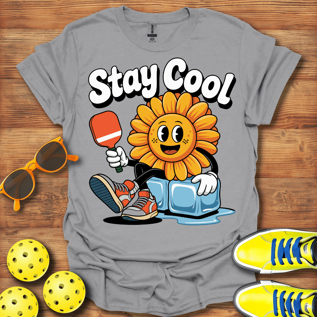 Stay Cool Sunflower Pickleball T-Shirt