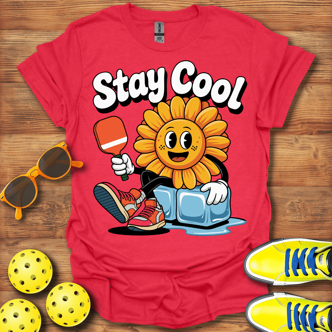 Stay Cool Sunflower Pickleball T-Shirt