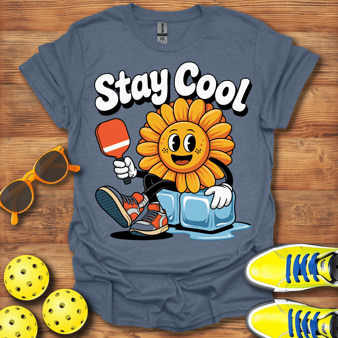 Stay Cool Sunflower Pickleball T-Shirt