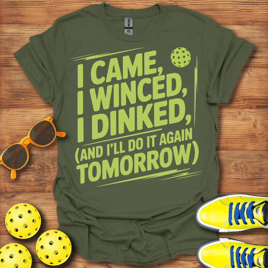 I Came, I Winced Pickleball T-Shirt