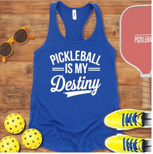Pickleball is My Destiny Racerback Tank Top