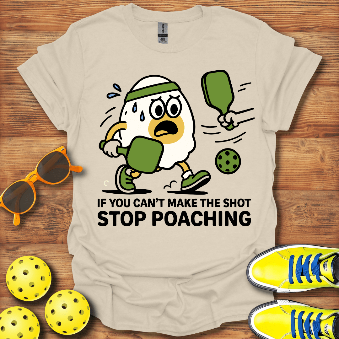 Stop Poaching Pickleball  Unisex T-Shirt