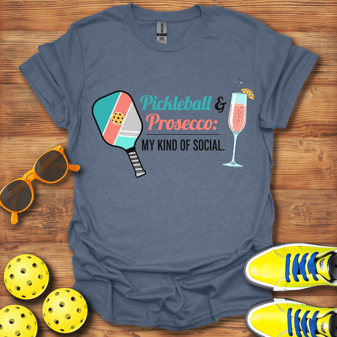 Prosecco and Pickleball T-Shirt