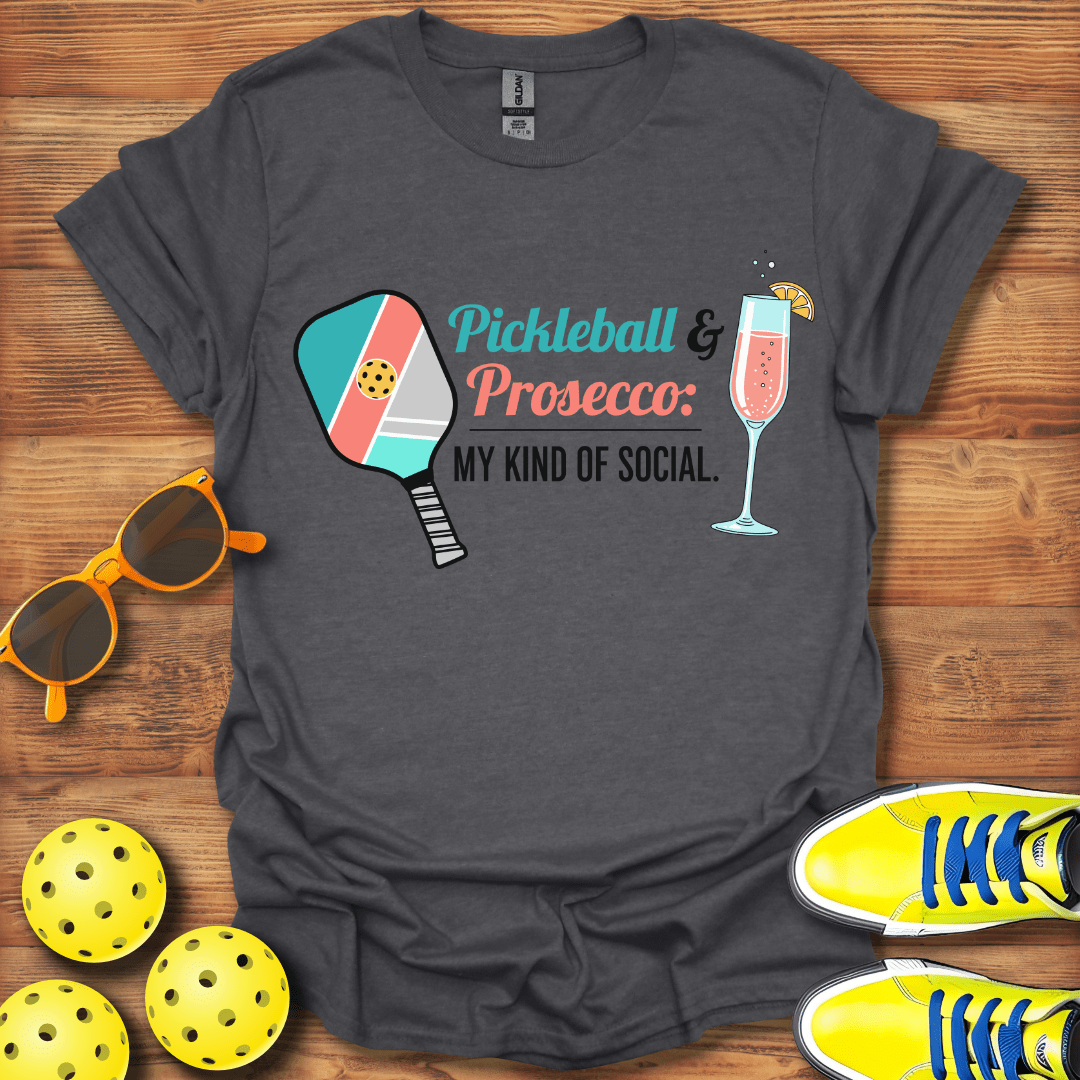 Prosecco and Pickleball T-Shirt
