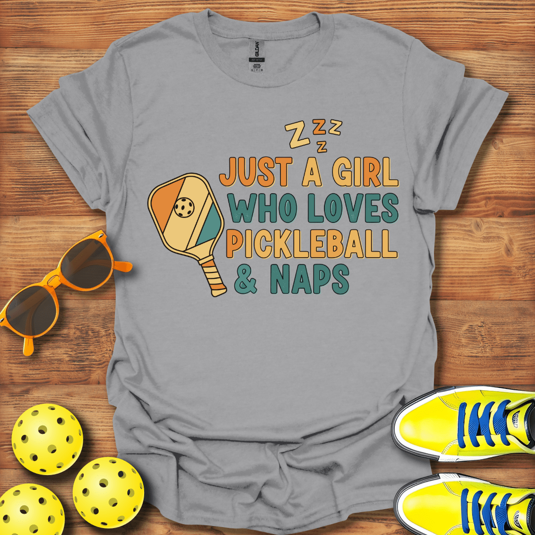 Girls Pickleball and Naps T-Shirt