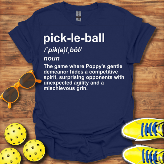 Definition Poppy Pickleball T-Shirt
