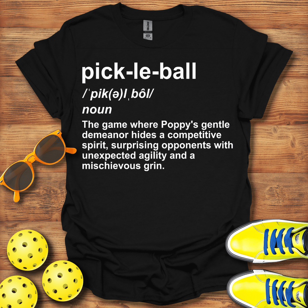 Definition Poppy Pickleball T-Shirt