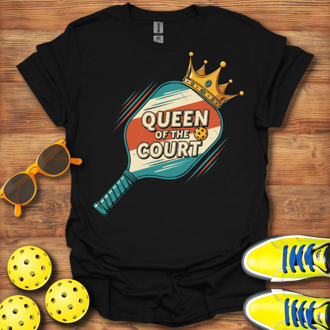 Queen of the Court 2 Pickleball T-Shirt