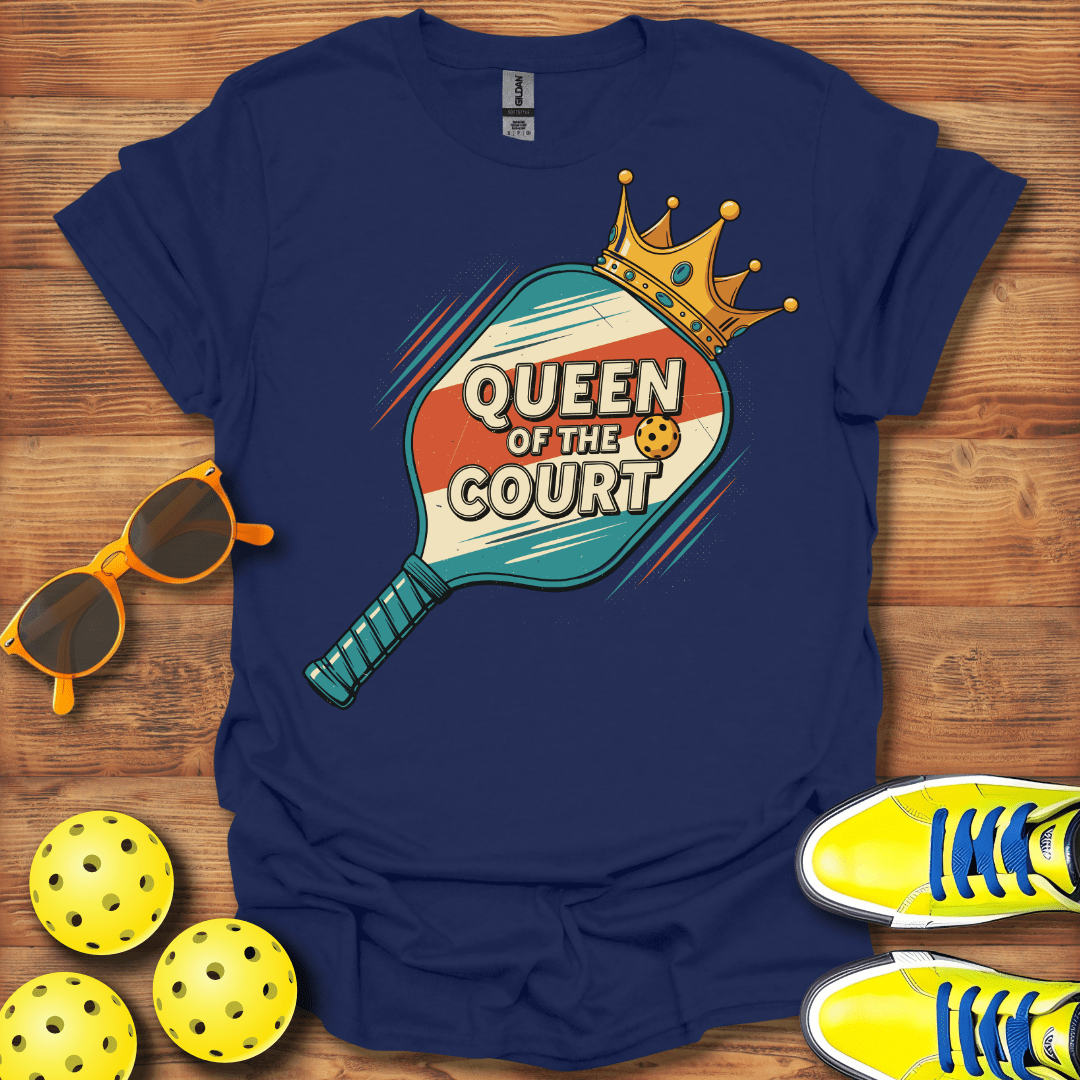 Queen of the Court 2 Pickleball T-Shirt