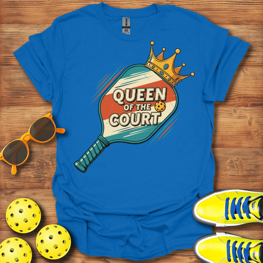 Queen of the Court Pickleball T-Shirt
