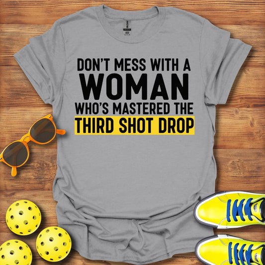 Women Third Shot Drop Pickleball T-Shirt