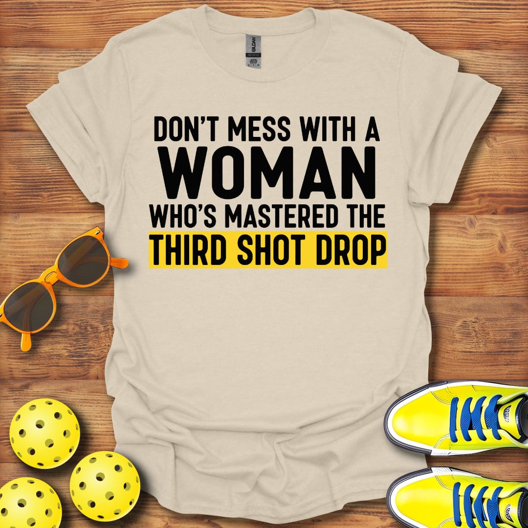 Women Third Shot Drop Pickleball T-Shirt