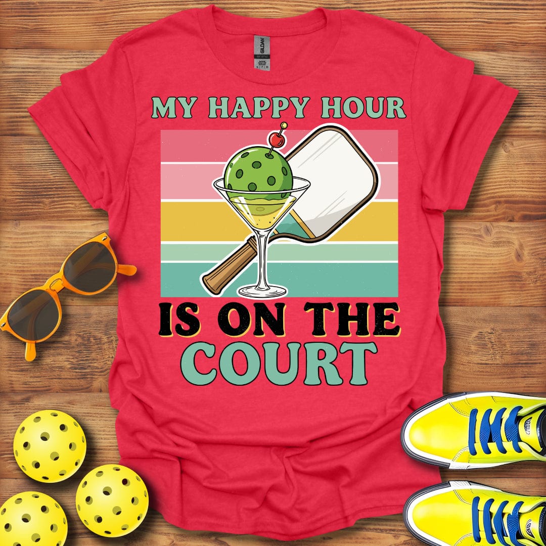 My Happy Hour Pickleball Time T-Shirt