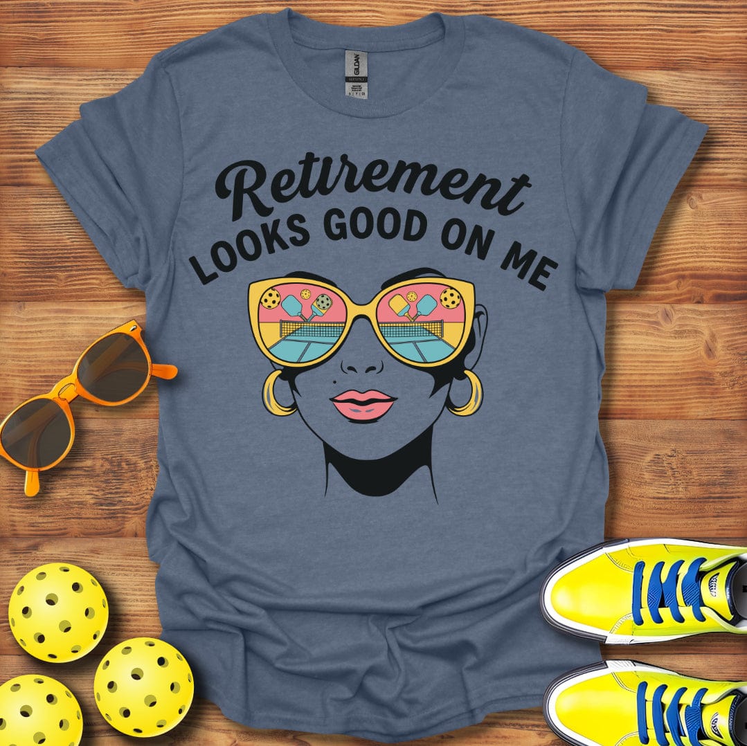 Retirement Looks Good Pickleball Time T-Shirt