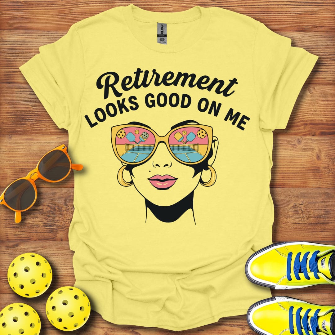 Retirement Looks Good Pickleball Time T-Shirt