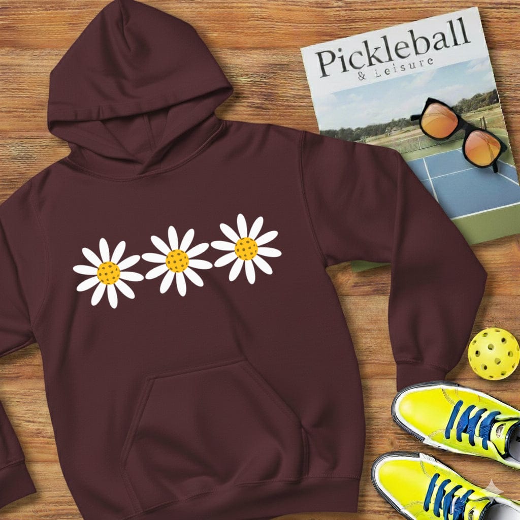 Three Daisey Pickleball Hooded Sweatshirt