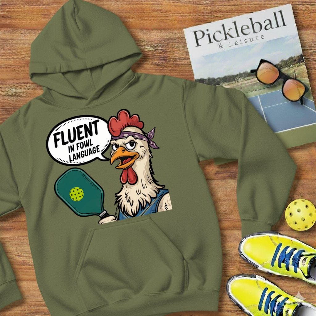 Fowl Language Pickleball Hooded Sweatshirt