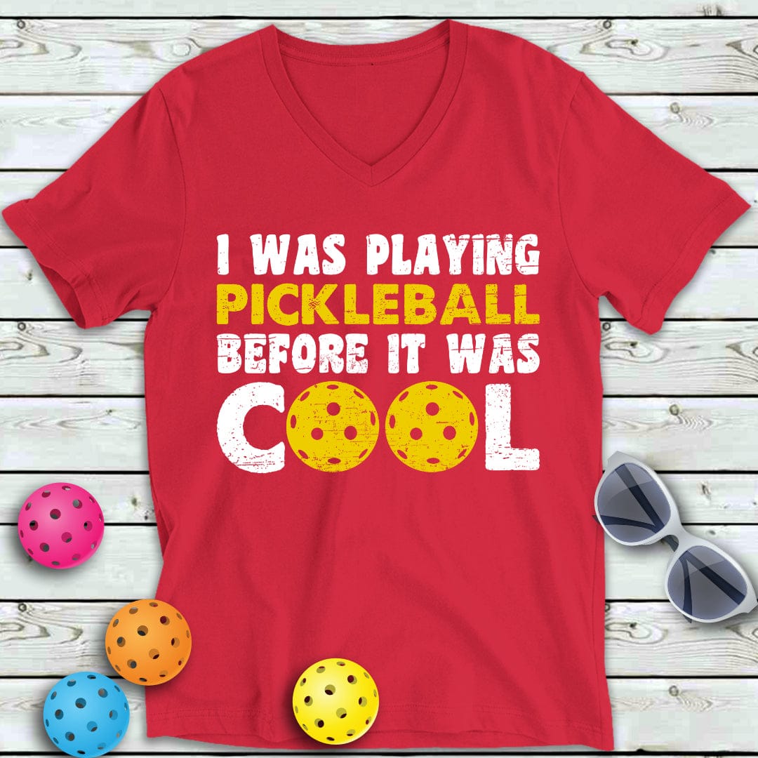 Pickleball Before It Was Cool V-Neck Tee